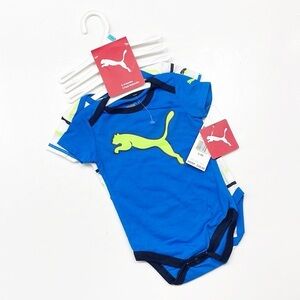 NEW Puma baby boys 2 pack bodysuits